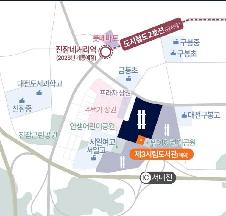 단지 생활권 지도